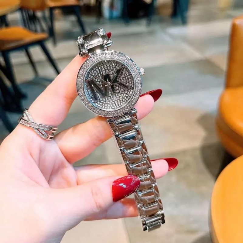 Micheal Kors Parker Pave Silver